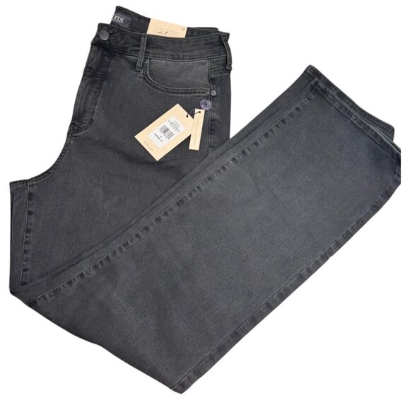 NYDJ  High-Rise Marilyn Straight in Cloud Stone NWT size 14 - Picture 3 of 6